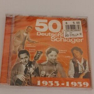 50 Jahre Deutscher Schlager Schlager music Hits Cd from 1955-1959 SEALED